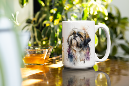 Shih Tzu Dogs Collection Art Personalised Ceramic Mug Gift Idea