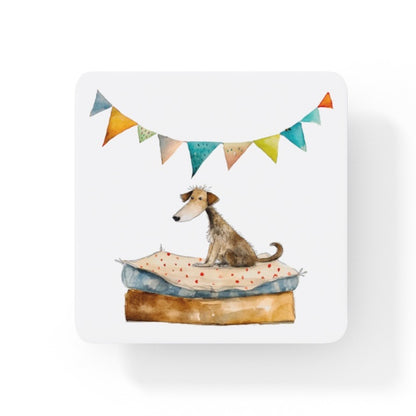 Be The Person Your Dog Thinks You Are Comic Collection Art Square Personalised Coaster Gift Idea