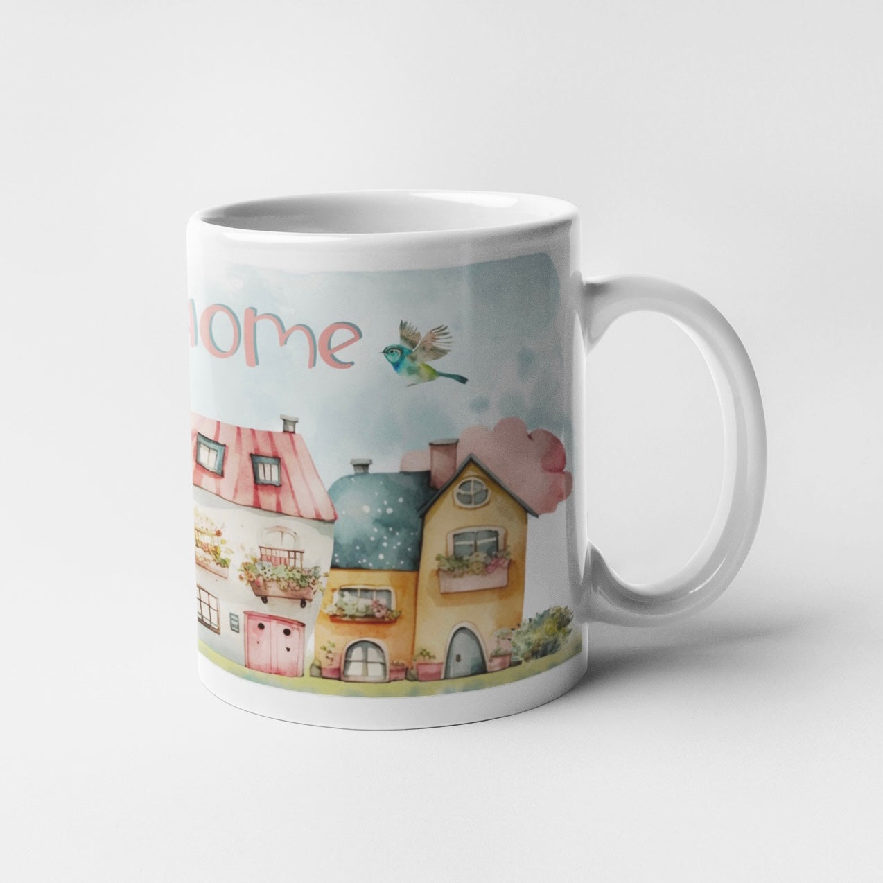 Home Sweet Home Comic Collection Art Personalised Ceramic Mug Gift Idea