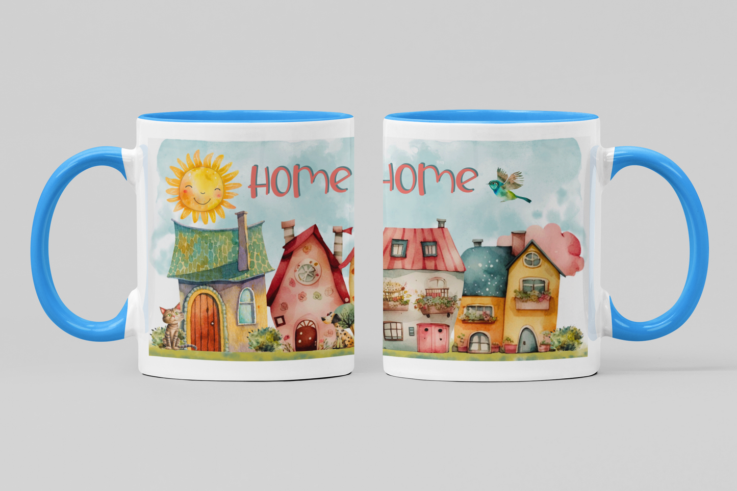 Home Sweet Home Comic Collection Art Personalised Ceramic Mug Gift Idea