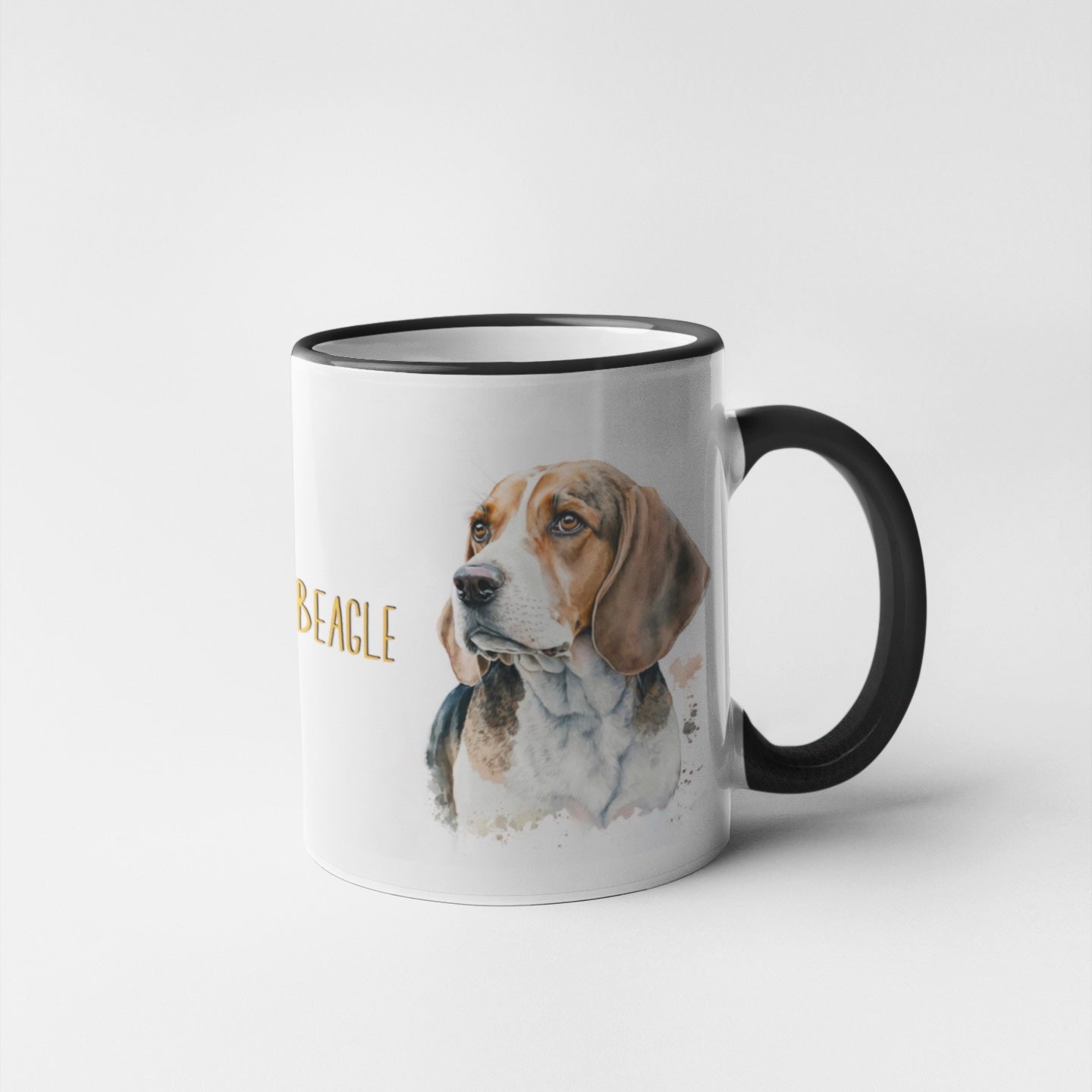 Beagle Dogs Collection Art Personalised Ceramic Mug Gift Idea