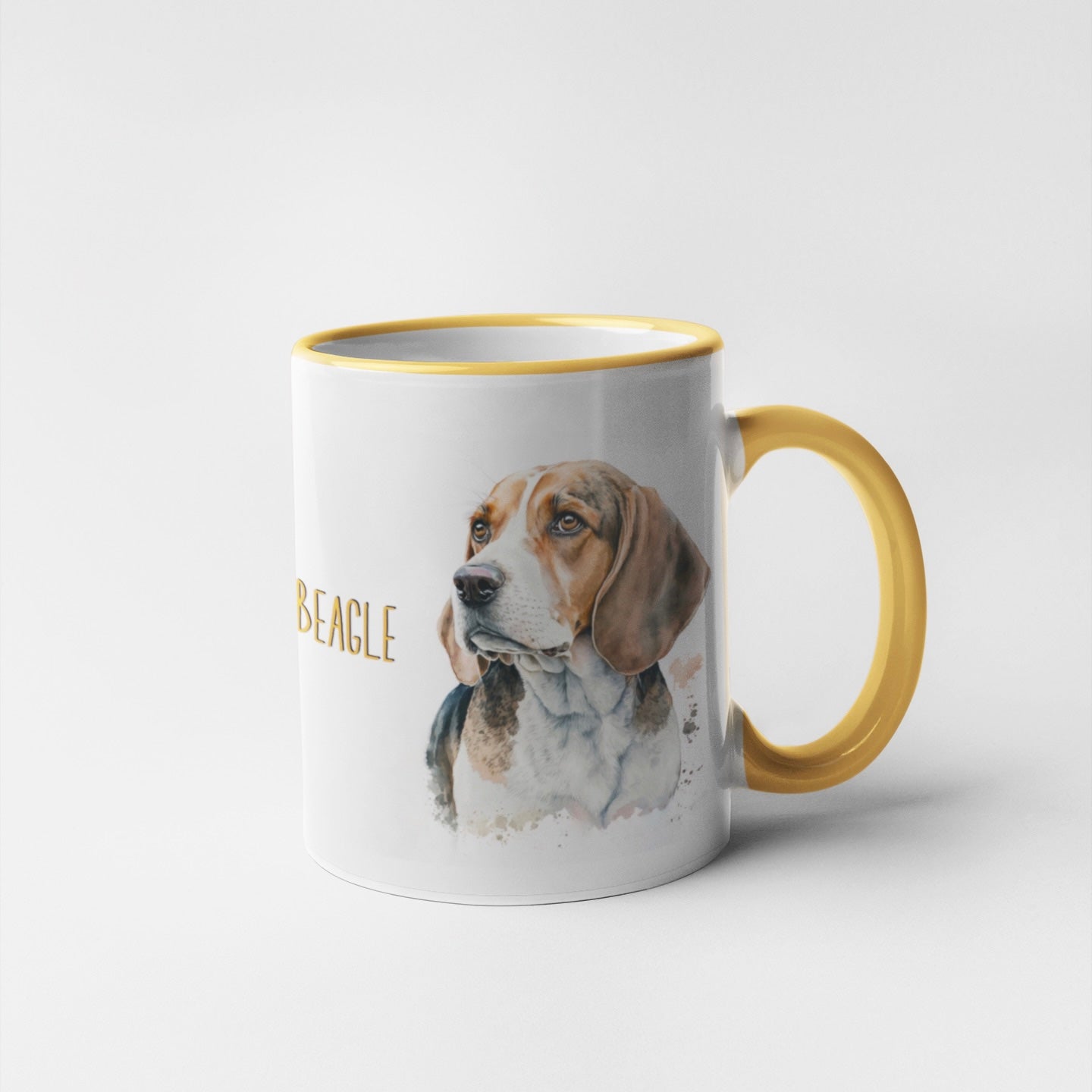 Beagle Dogs Collection Art Personalised Ceramic Mug Gift Idea