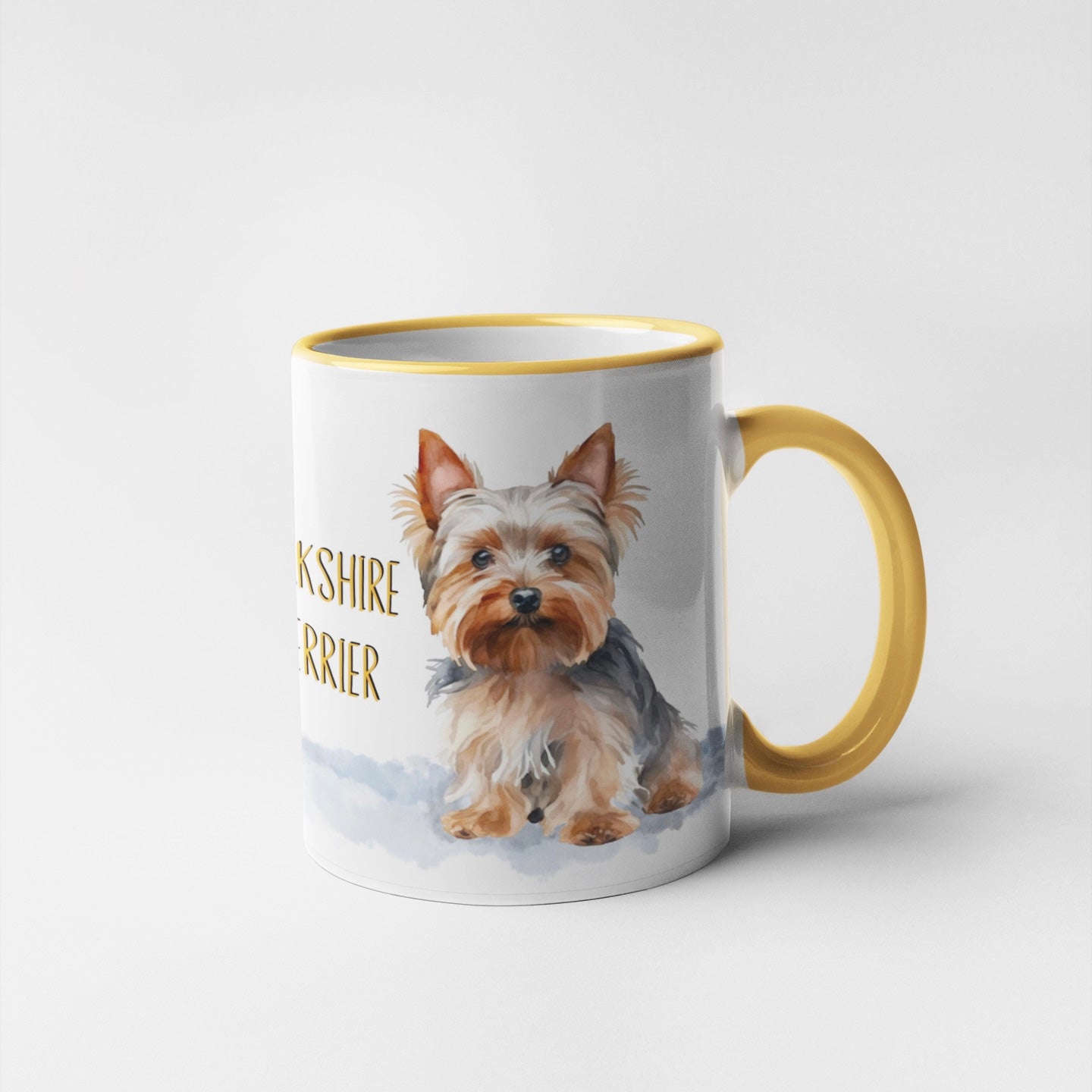 Yorkshire Terrier Dogs Collection Art Personalised Ceramic Mug Gift Idea