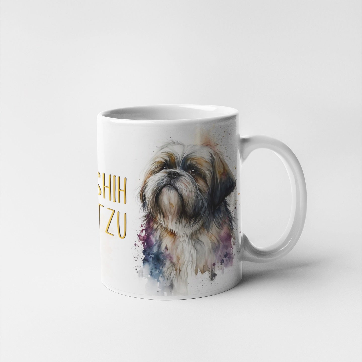 Shih Tzu Dogs Collection Art Personalised Ceramic Mug Gift Idea