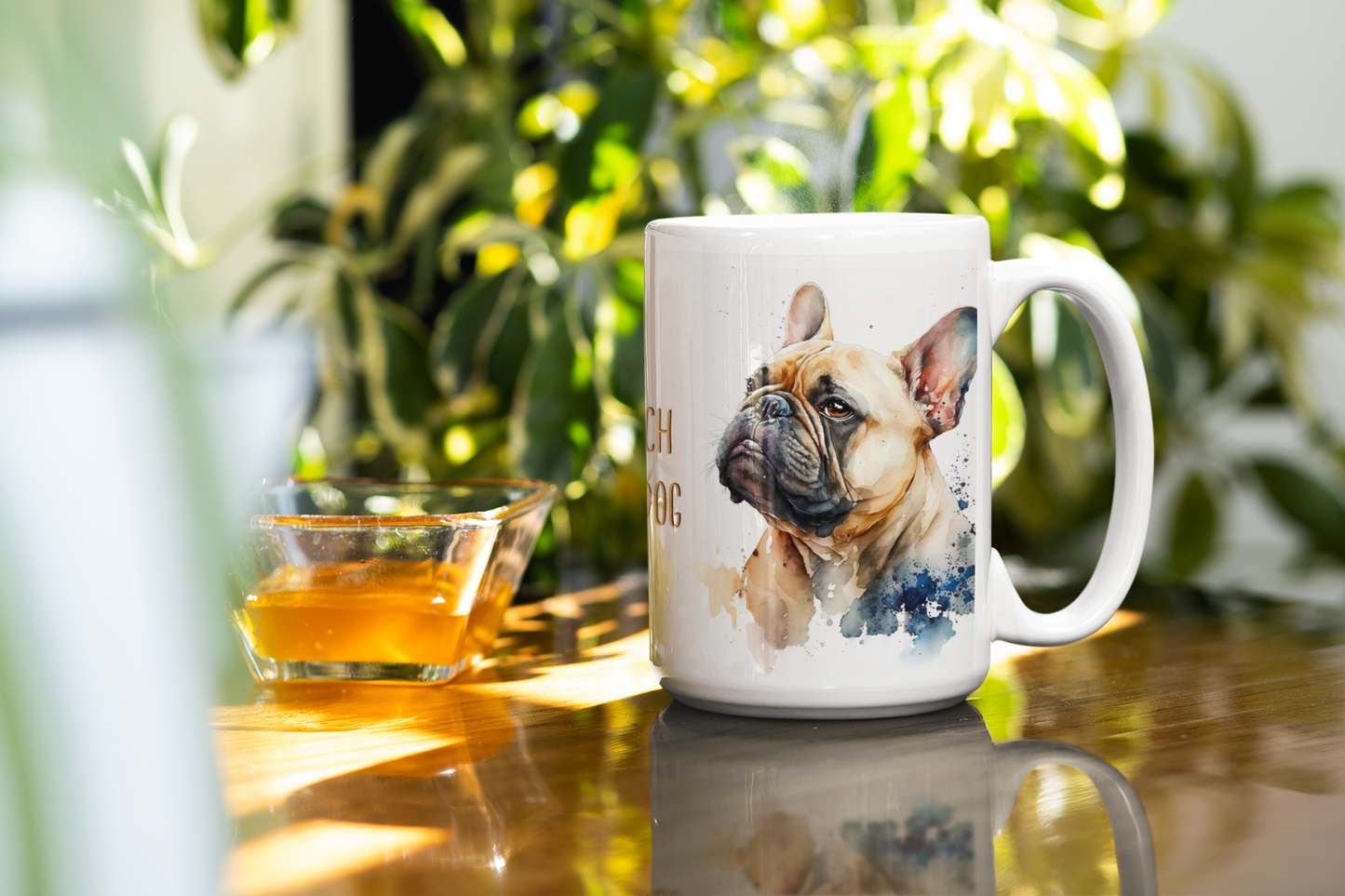 French Bulldog Dogs Collection Art Personalised Ceramic Mug Gift Idea