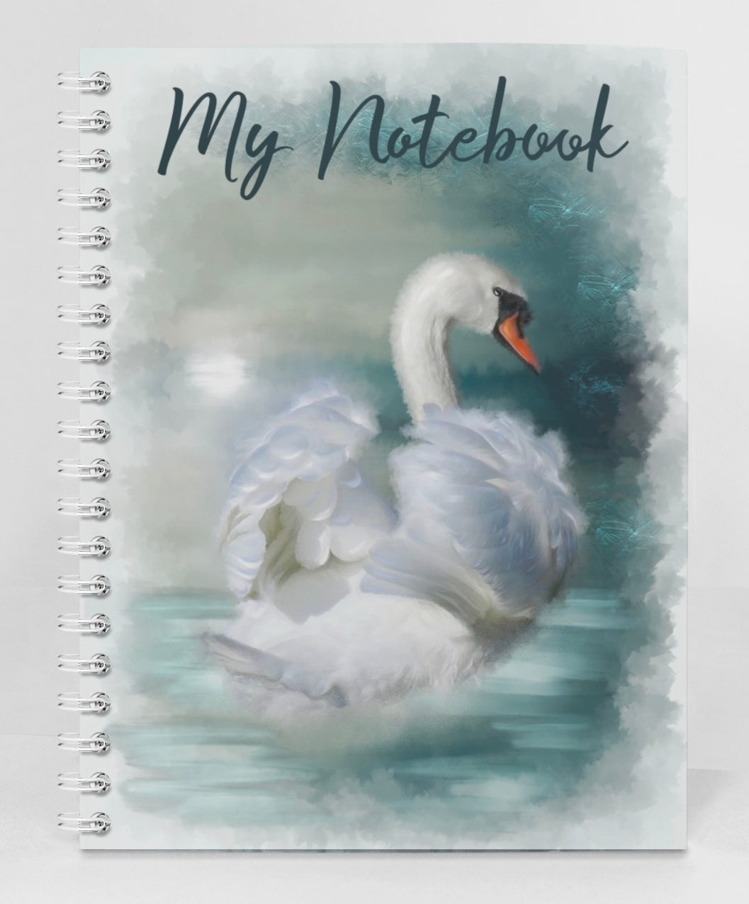 British Wildlife Art Swan Notebook Gift Idea