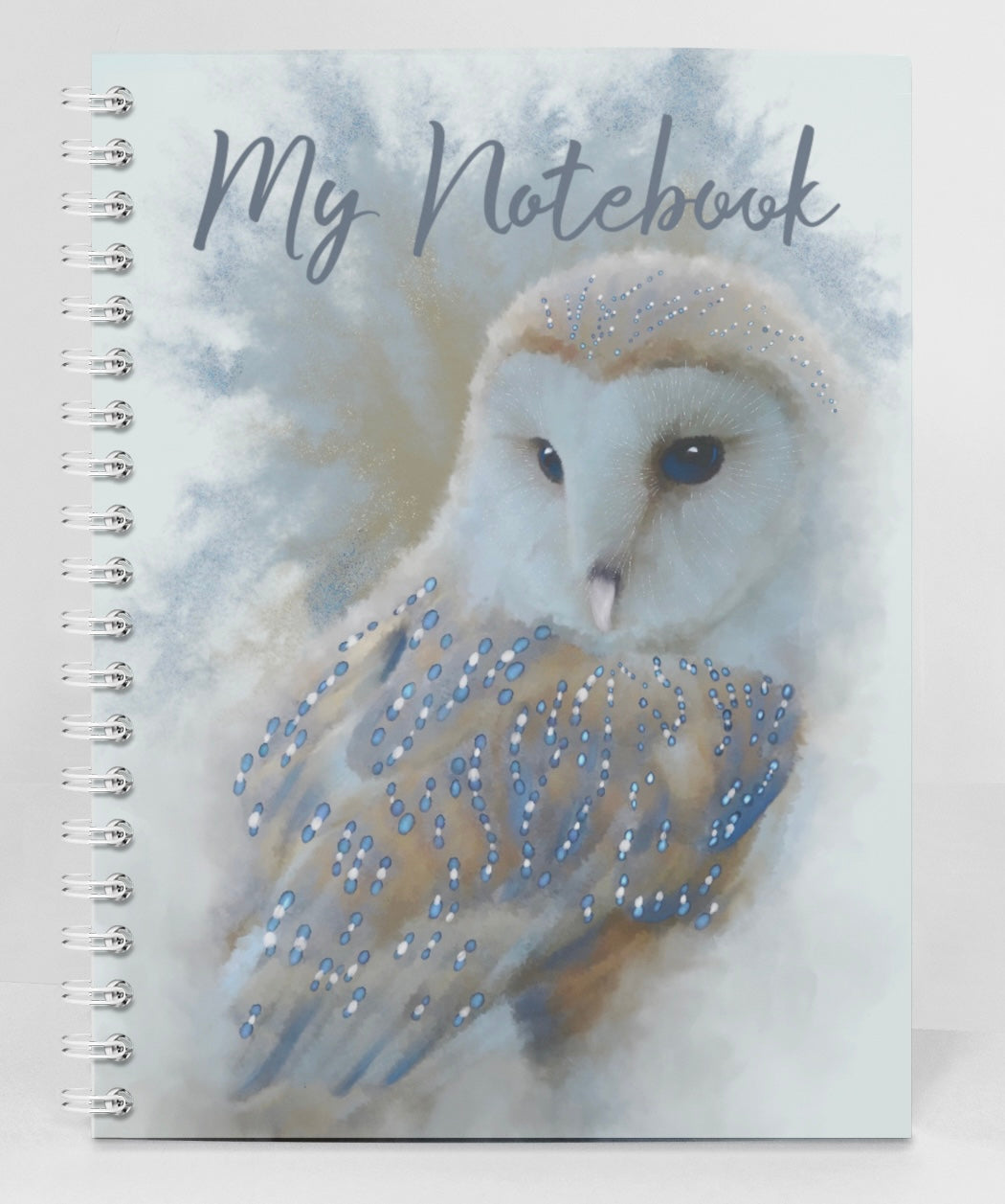 British Wildlife Art Barn Owl Notebook Gift Idea