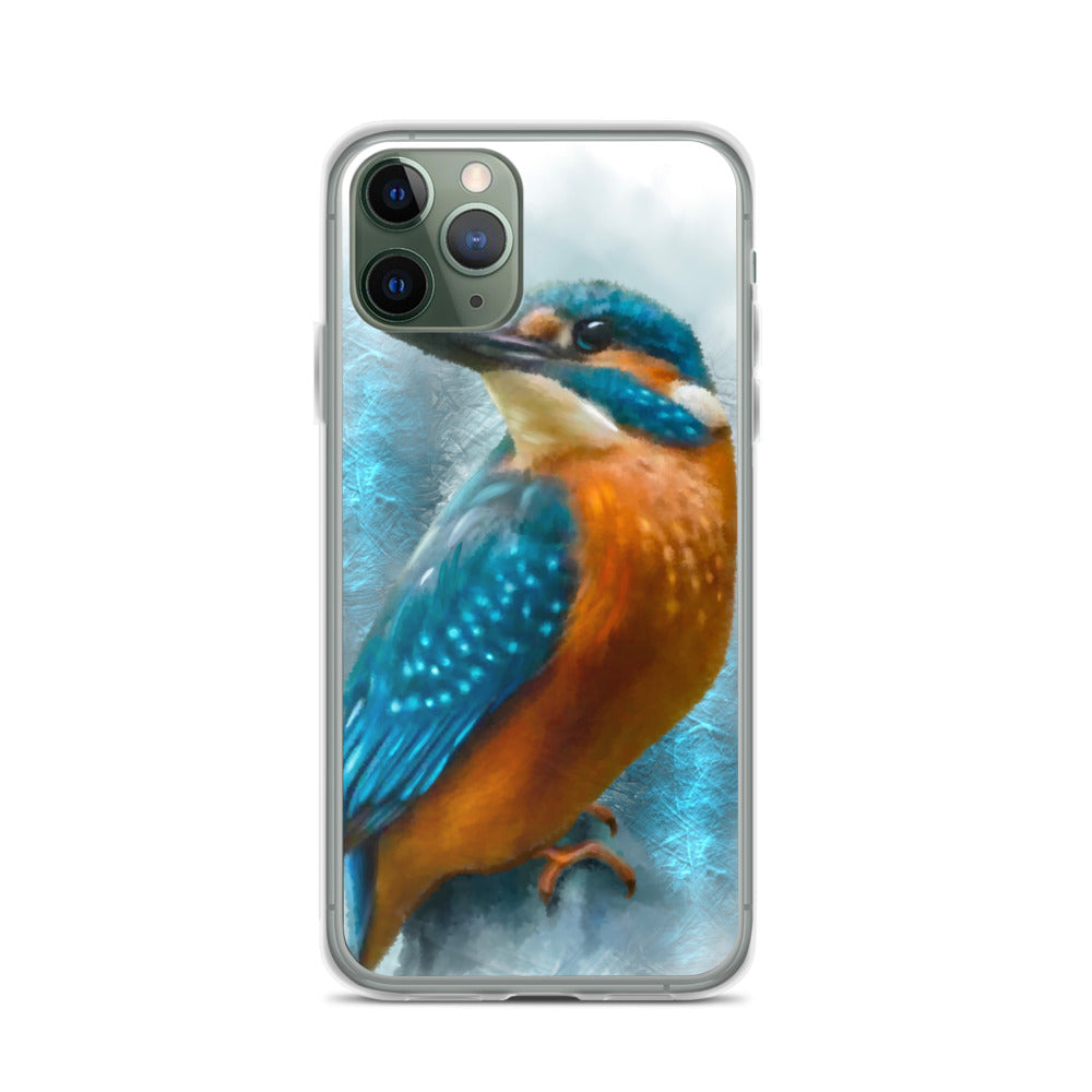 British Wildlife Art Kingfisher iPhone Case Gift Idea