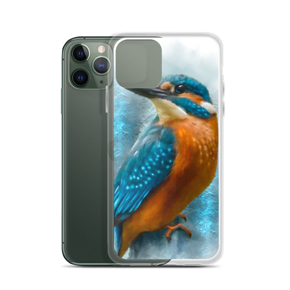 British Wildlife Art Kingfisher iPhone Case Gift Idea