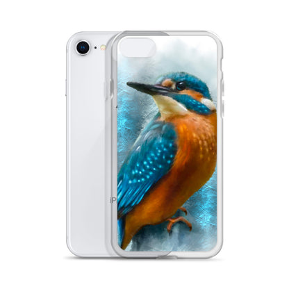 British Wildlife Art Kingfisher iPhone Case Gift Idea