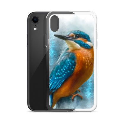 British Wildlife Art Kingfisher iPhone Case Gift Idea