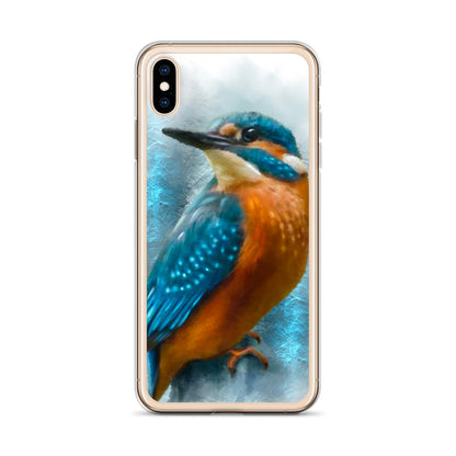 British Wildlife Art Kingfisher iPhone Case Gift Idea