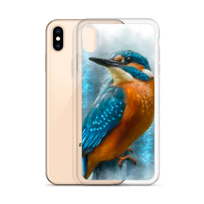 British Wildlife Art Kingfisher iPhone Case Gift Idea