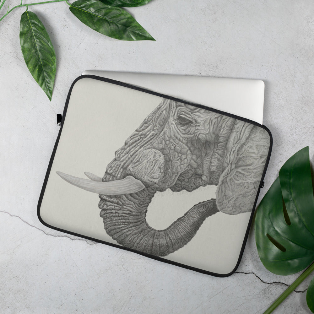 Wildlife Wild Animal Art Elephant Laptop Sleeve Gift Idea