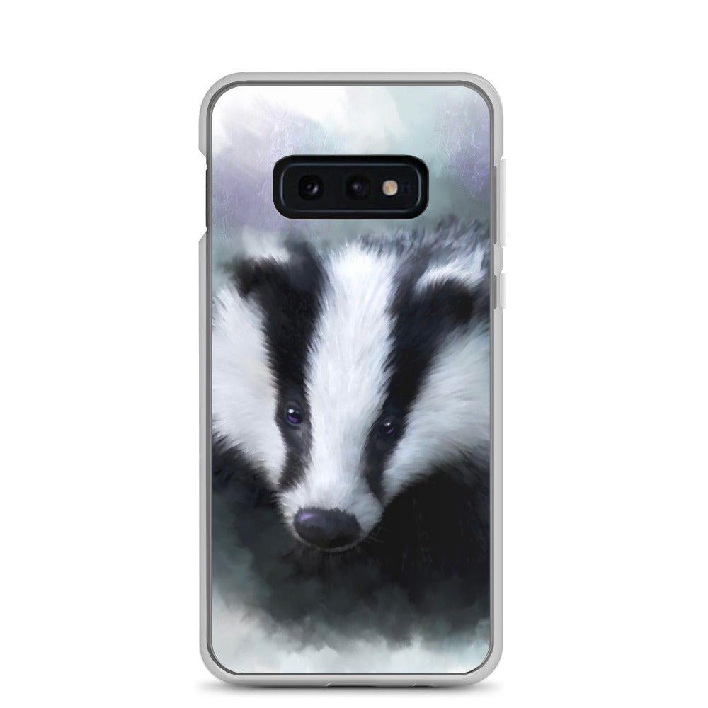 British Wildlife Art Badger Samsung Case Gift Idea