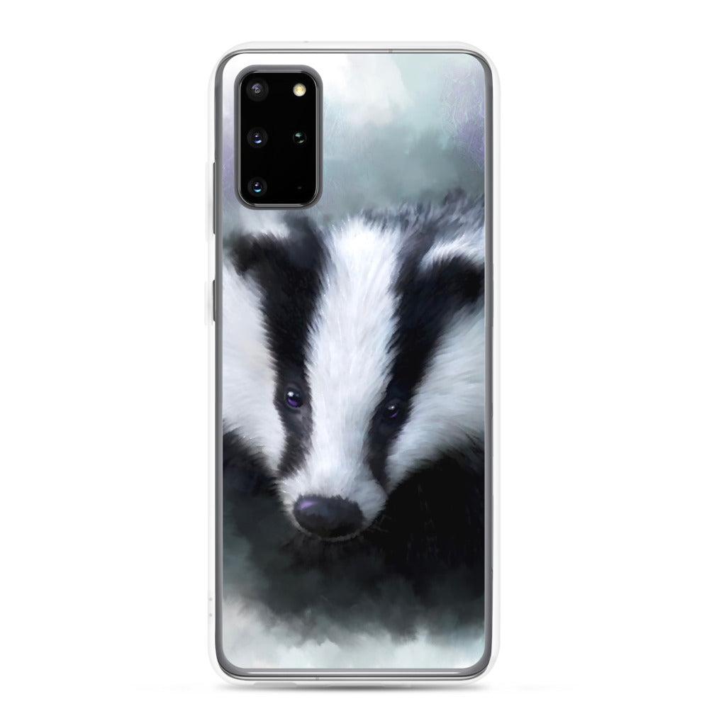 British Wildlife Art Badger Samsung Case Gift Idea